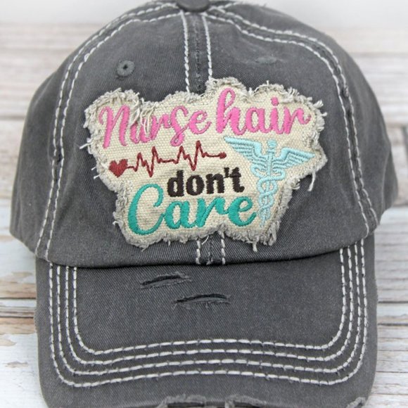 Accessories - NWT Distressed Nurse Hair Cap